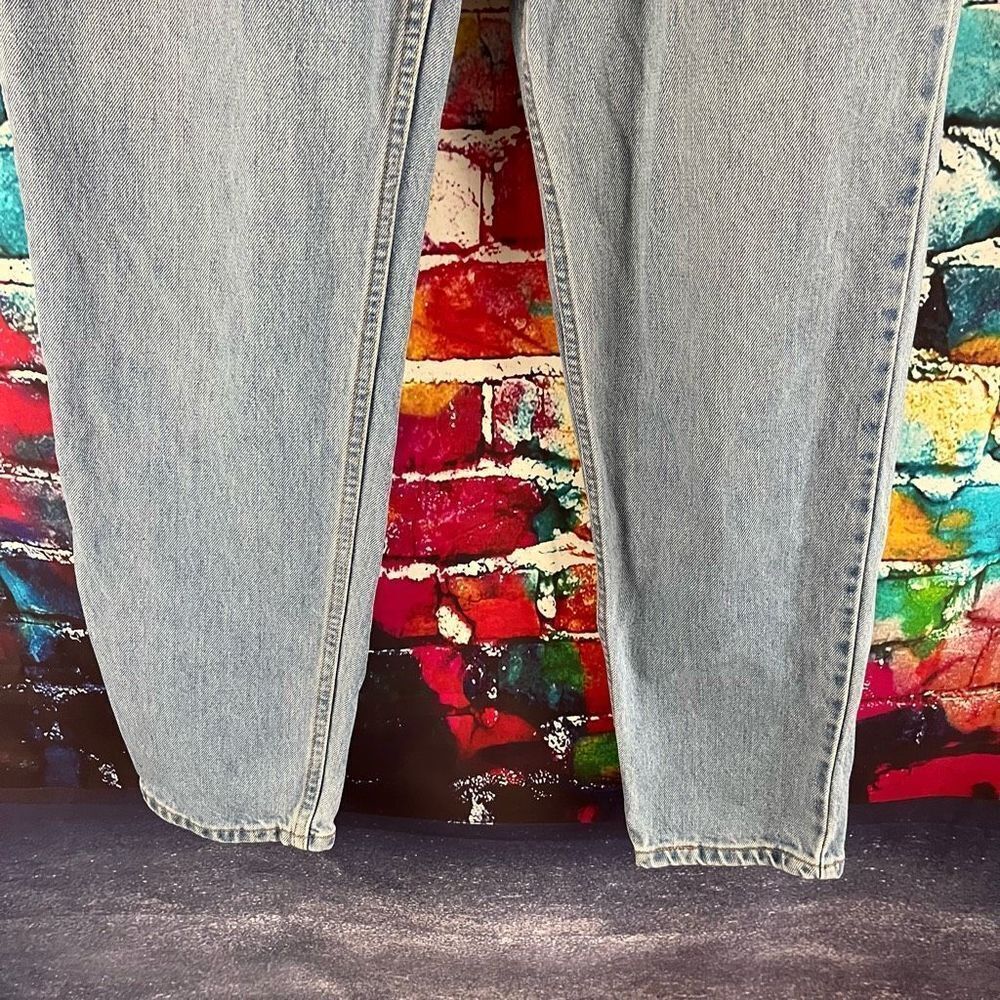 Vintage Y2K Levi's 550 Relaxed Fit Tapered Leg 12 Mis Medium Jeans - Picture 3 of 9